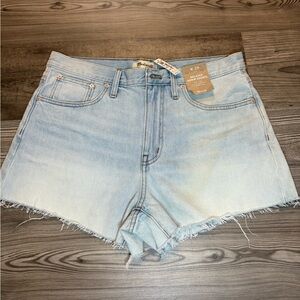 Madewell Relaxed Mid Rise Denim Shorts
